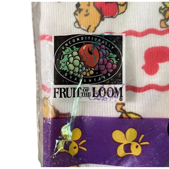 VTG 2 Pk Winnie The Pooh Baby Short Sleeve Shirt One Piece Newborn 0-3 Month - Picture 3 of 4